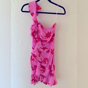 Likely Lois Dress Pink/Red Floral Size 2